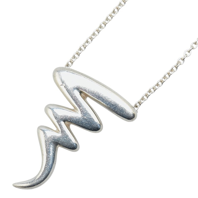 ティファニー スクリブル ネックレス SV925 シルバー レディース TIFFANY&Co. 【中古】