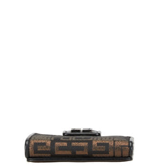ジバンシー ロゴ 二つ折り財布 Wホック コンパクト 財布 ブラック ゴールド キャンバス レザー レディース Givenchy 【中古】