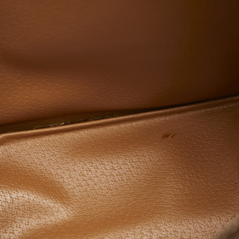 セリーヌ マカダム ハンドバッグ ショルダーバッグ ブラウン PVC レザー レディース CELINE 【中古】