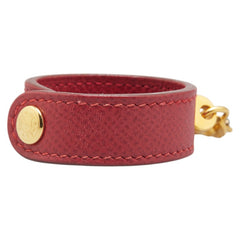 エルメス ノマド グローブホルダー レッド ゴールド レザー メッキ メンズ HERMES 【中古】