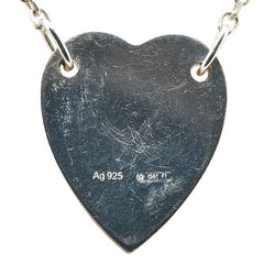 グッチ ハート モチーフ ネックレス 304632 シルバー SV925 シルバー レディース GUCCI 【中古】