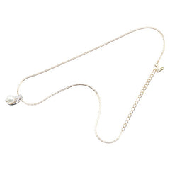 ミラショーン K18YG イエローゴールド Pt900 プラチナ コンビ アコヤパール8.5mm ダイヤ0.20ct ペンダントネックレス レディース mila schon 【中古】