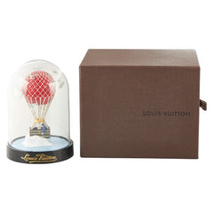 ルイ ヴィトン マル アエロ エアバルーン 2013年限定 ノベルティ オブジェ 置物 クリア レッド マルチカラー ガラス レディース LOUIS VUITTON 【中古】