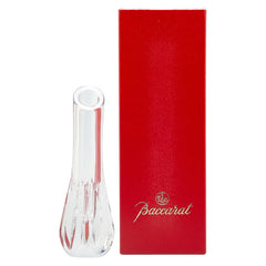 バカラ 花瓶 フラワーベース 一輪挿し クリア ガラス レディース Baccarat 【中古】