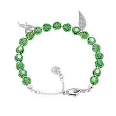 スワロフスキー Tinker Bell Friends Hope ティンカー ベル ブレスレット グリーン クリスタル レディース SWAROVSKI 【中古】