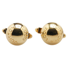 ルイ ヴィトン ブトン ドゥ マンシェット クルー カフス M30984 ゴールド メッキ メンズ LOUIS VUITTON 【中古】