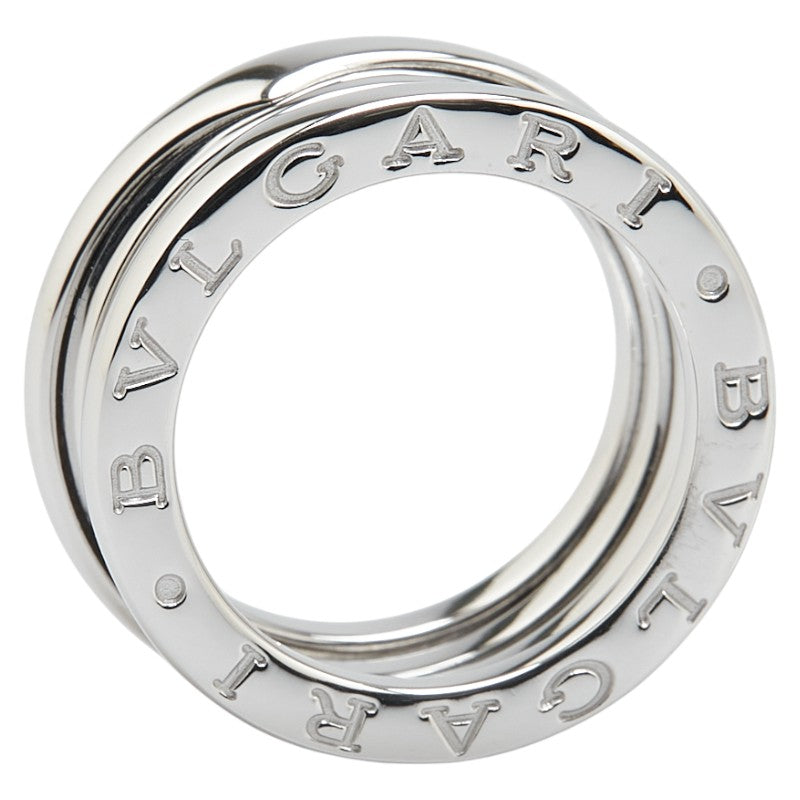 ブルガリ ビーゼロワン 3バンド リング 指輪 #49 K18WG ホワイトゴールド レディース BVLGARI 【中古】