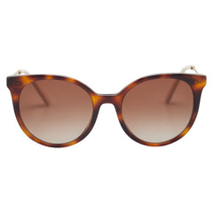 ヴァレンチノ ウェリントン サングラス VA4069-A ブラウン ベージュ プラスチック レディース Valentino 【中古】