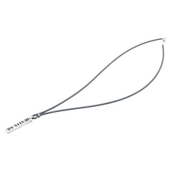 ティファニー アトラス ネックレス ブラック SV925 シルバー ラバー レディース TIFFANY&Co. 【中古】