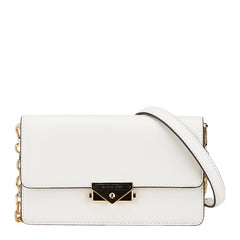 マイケルコース チェーン ショルダーバッグ 35R3G0EC60 ホワイト レザー レディース Michael Kors 【中古】