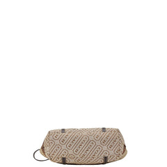 コーチ トートバッグ ハンドバッグ F12252 ベージュ ブラウン キャンバス レザー レディース COACH 【中古】