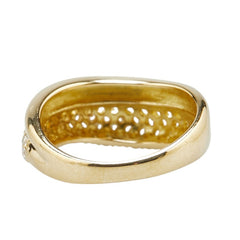 K18YG イエローゴールド ダイヤ0.74ct リング 指輪 レディース 6号 【中古】