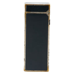 ダンヒル ローラー式 喫煙具 着火確認済 ガスライター ブラック ゴールド ラッカー メッキ メンズ Dunhill 【中古】