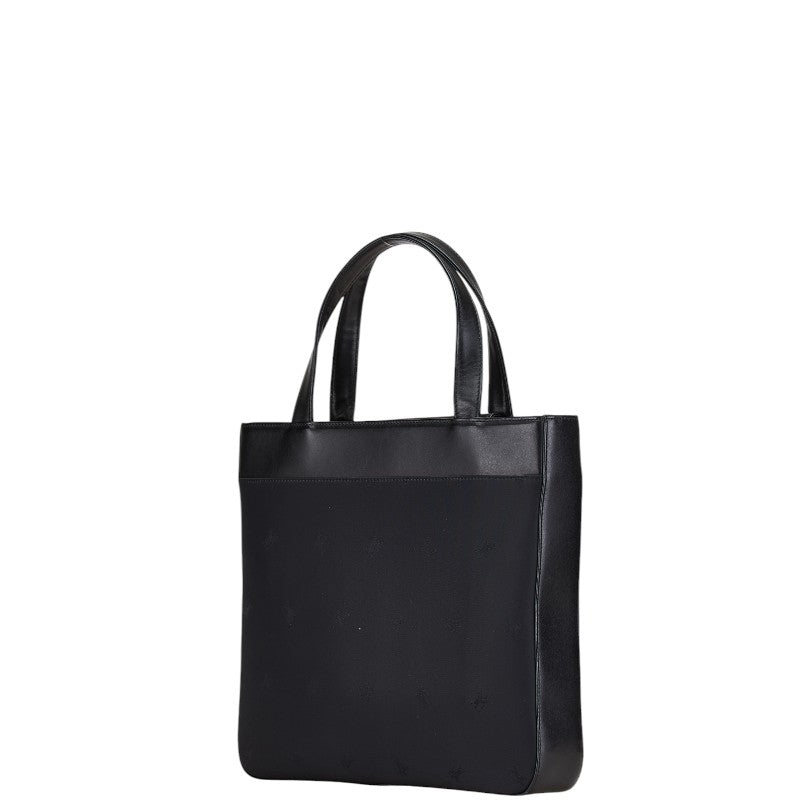 バーバリー ホースロゴ 馬 ハンドバッグ ブラック ナイロン レザー レディース BURBERRY 【中古】