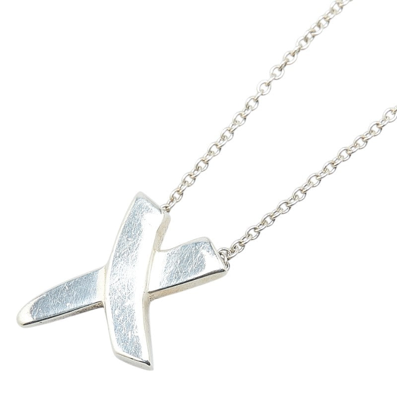 ティファニー キス ネックレス SV925 シルバー レディース TIFFANY&Co. 【中古】