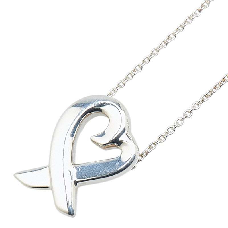 ティファニー ラビングハート ネックレス SV925 シルバー レディース TIFFANY&Co. 【中古】