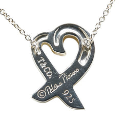 ティファニー ラビングハート ネックレス SV925 シルバー レディース TIFFANY&Co. 【中古】