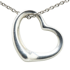 ティファニー オープンハート ネックレス SV925 シルバー レディース TIFFANY&Co. 【中古】