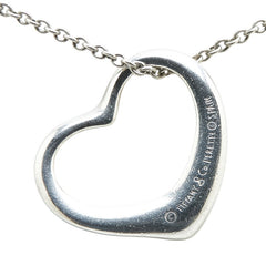 ティファニー オープンハート ネックレス SV925 シルバー レディース TIFFANY&Co. 【中古】