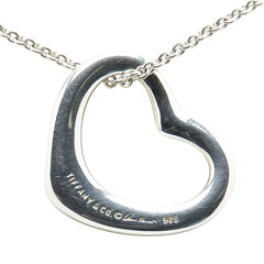 ティファニー オープンハート ネックレス SV925 シルバー レディース TIFFANY&Co. 【中古】