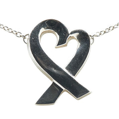 ティファニー ラビングハート ネックレス SV925 シルバー レディース TIFFANY&Co. 【中古】