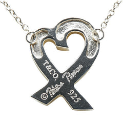 ティファニー ラビングハート ネックレス SV925 シルバー レディース TIFFANY&Co. 【中古】