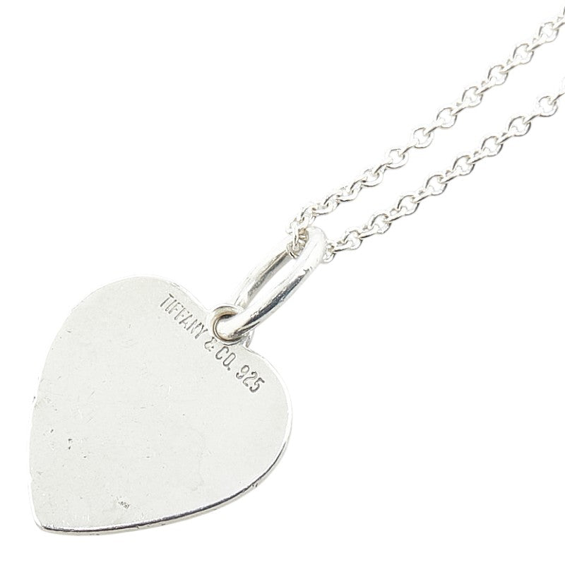 ティファニー ハートモチーフ ネックレス SV925 シルバー レディース TIFFANY&Co. 【中古】