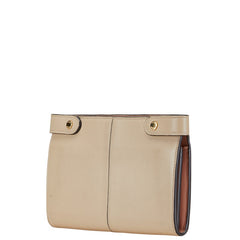 フェンディ ピーカブー ロングウォレット 長財布 8M0412 ベージュ レザー レディース FENDI 【中古】