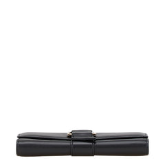 カルティエ トリニティ 長財布 ブラック レザー レディース CARTIER 【中古】