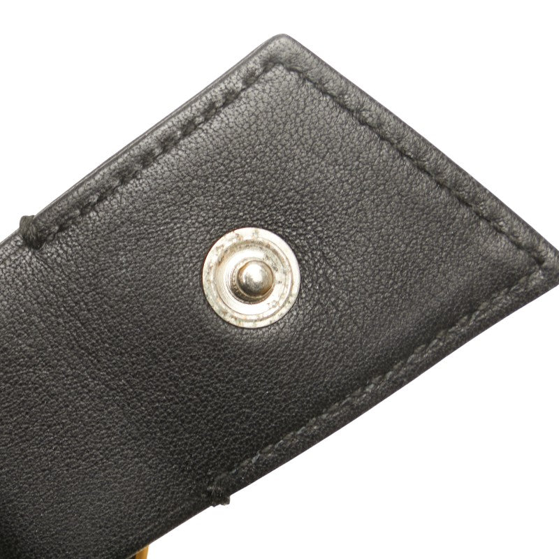 カルティエ トリニティ 長財布 ブラック レザー レディース CARTIER 【中古】