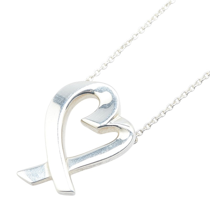 ティファニー ラビングハート ネックレス SV925 シルバー レディース TIFFANY&Co. 【中古】