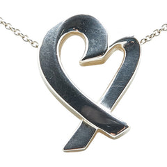 ティファニー ラビングハート ネックレス SV925 シルバー レディース TIFFANY&Co. 【中古】