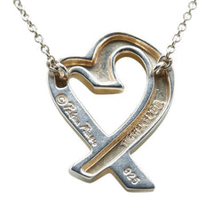 ティファニー ラビングハート ネックレス SV925 シルバー レディース TIFFANY&Co. 【中古】