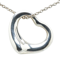 ティファニー オープンハート ネックレス SV925 シルバー レディース TIFFANY&Co. 【中古】