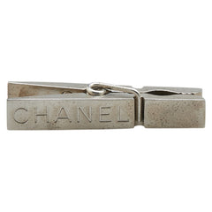 シャネル マネークリップ シルバー メタル レディース CHANEL 【中古】