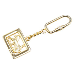 セリーヌ 馬車 キーリング キーホルダー チャーム ゴールド メッキ レディース CELINE 【中古】