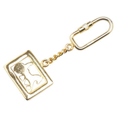 セリーヌ 馬車 キーリング キーホルダー チャーム ゴールド メッキ レディース CELINE 【中古】