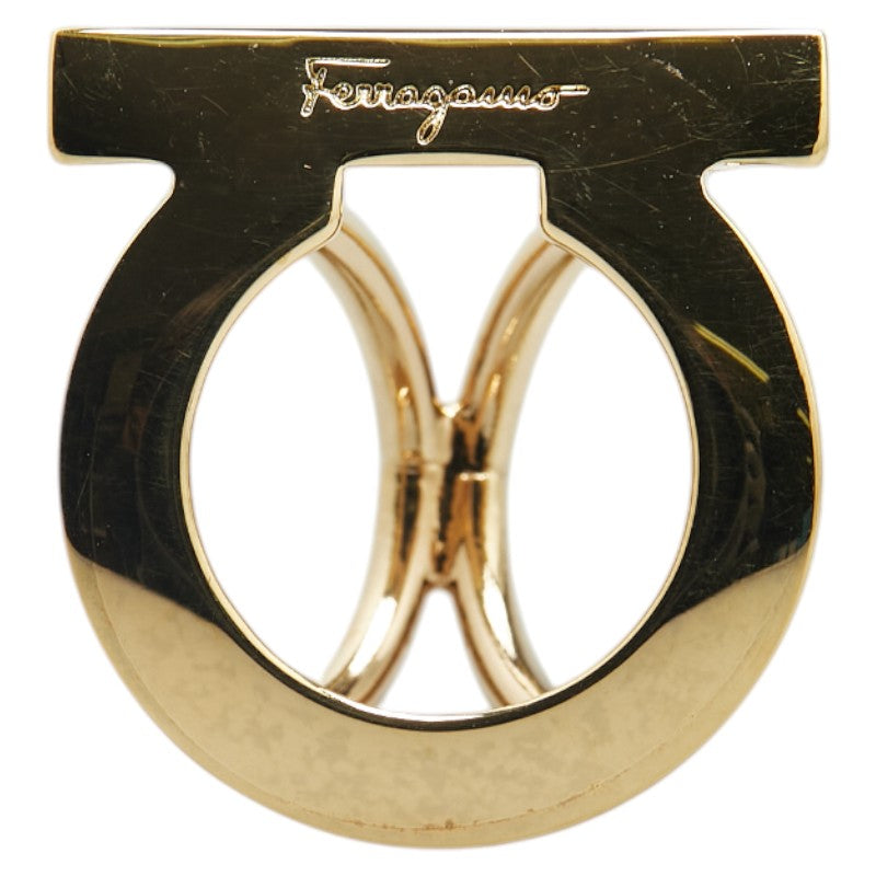 サルヴァトーレフェラガモ ガンチーニ スカーフリング ゴールド メッキ レディース Salvatore Ferragamo 【中古】