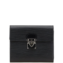 ルイ ヴィトン エピ ポルトフォイユ コアラ 三つ折り財布 M58012 ノワール ブラック レザー レディース LOUIS VUITTON 【中古】