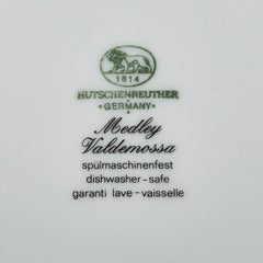 フッチェンロイター メドレーバルデモッサ プレート 皿 2枚セット ホワイト イエロー 陶器 レディース HUTSCHEN REUTHER 【中古】