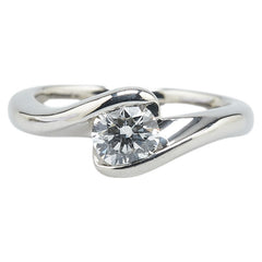 Pt900 プラチナ ダイヤ0.512ct リング 指輪 レディース 7.5号 【中古】