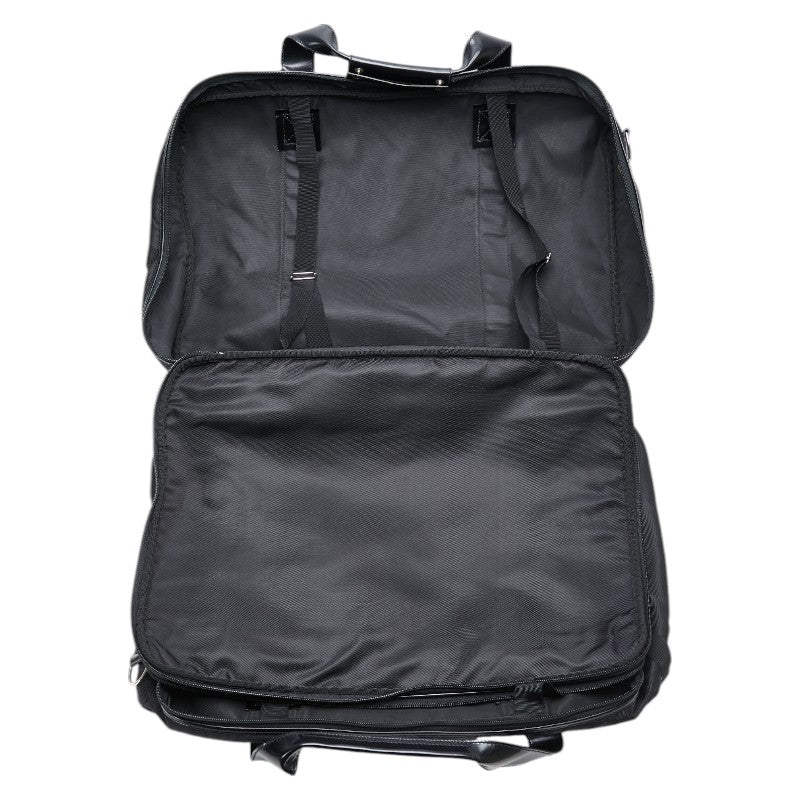 グッチ ボストンバッグ ショルダーバッグ 2WAY 012 3754 ブラック ナイロン レザー レディース GUCCI 【中古】