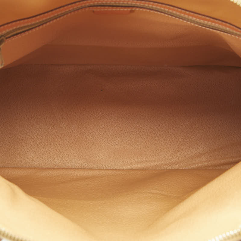 セリーヌ マカダム ハンドバッグ ショルダーバッグ 2WAY ブラウン PVC レザー レディース CELINE 【中古】