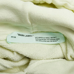 オフホワイト 19SS DIAG CARRYOVER LONG HOODIE パーカー フーディー サイズ：XS OWBB032S19D97083 ライトグリーン コットン レディース OFF-WHITE 【中古】