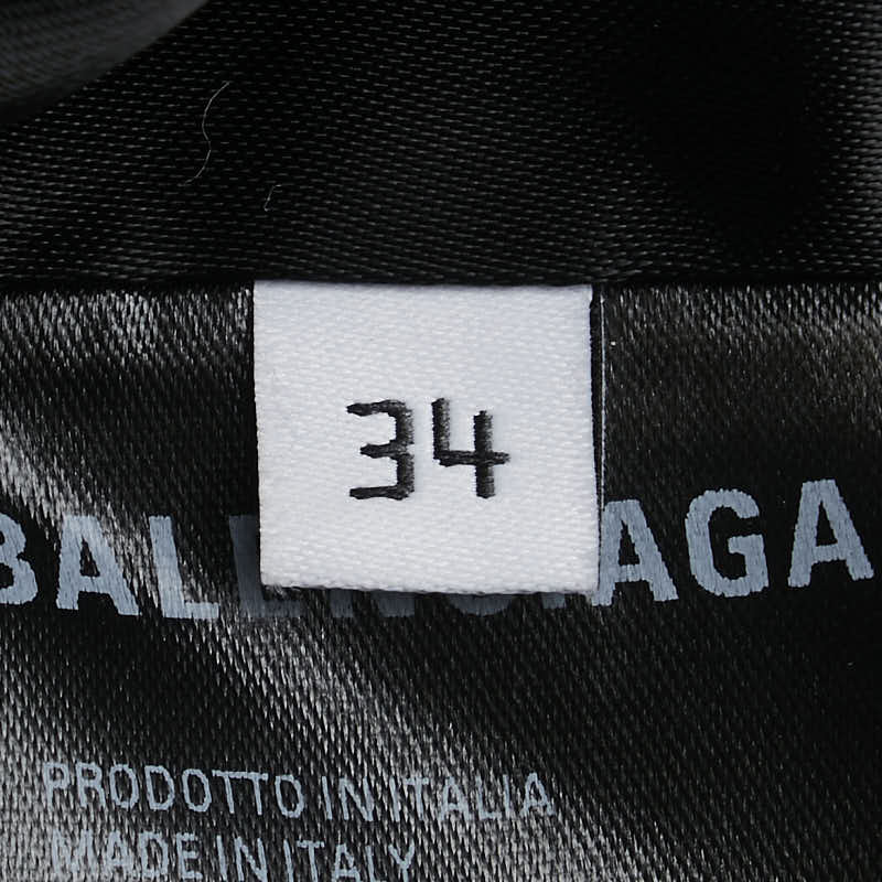 バレンシアガ 千鳥格子 ロングスカート サイズ：34 ブラック ホワイト ウール レディース BALENCIAGA 【中古】