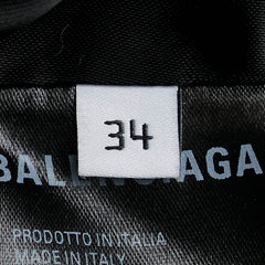 バレンシアガ 千鳥格子 ロングスカート サイズ：34 ブラック ホワイト ウール レディース BALENCIAGA 【中古】