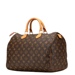 ルイ ヴィトン モノグラム スピーディ35 ハンドバッグ ボストンバッグ M41524 ブラウン PVC レザー レディース LOUIS VUITTON 【中古】