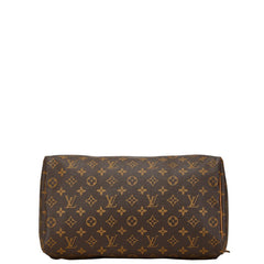 ルイ ヴィトン モノグラム スピーディ35 ハンドバッグ ボストンバッグ M41524 ブラウン PVC レザー レディース LOUIS VUITTON 【中古】