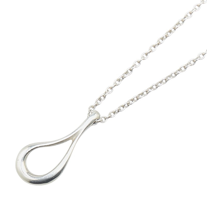 ティファニー オープンティアドロップ ネックレス シルバー SV925 シルバー レディース TIFFANY&Co. 【中古】