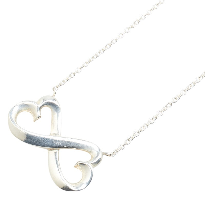 ティファニー ダブルラビングハート ネックレス シルバー SV925 シルバー レディース TIFFANY&Co. 【中古】